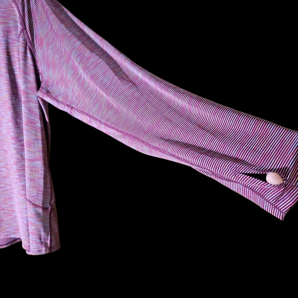 Tek Gear Women's Purple Striped Tunic - Picture 3 of 3